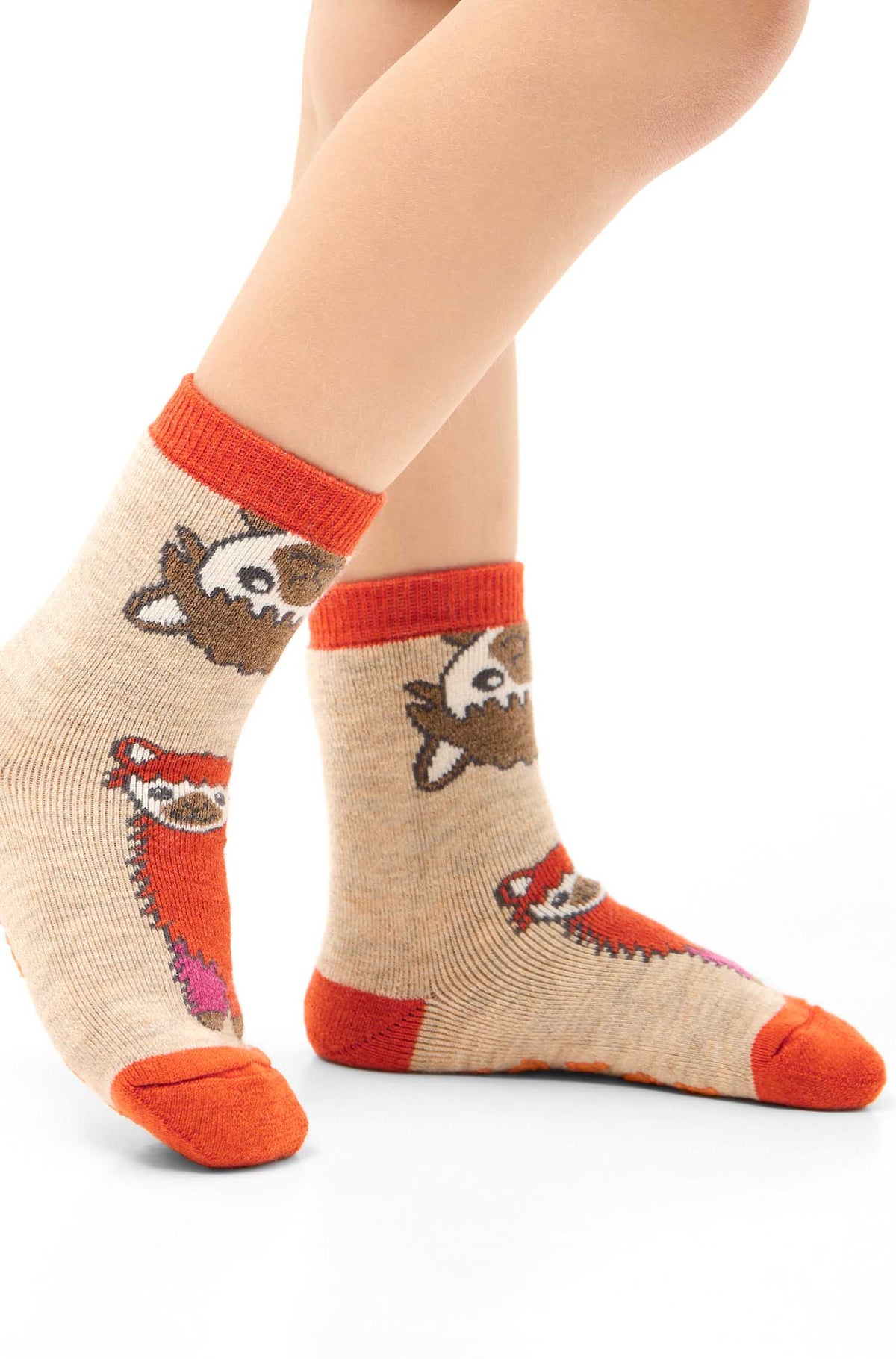 Premium Alpaka Kindersocken Anti Rutsch Socken ABS