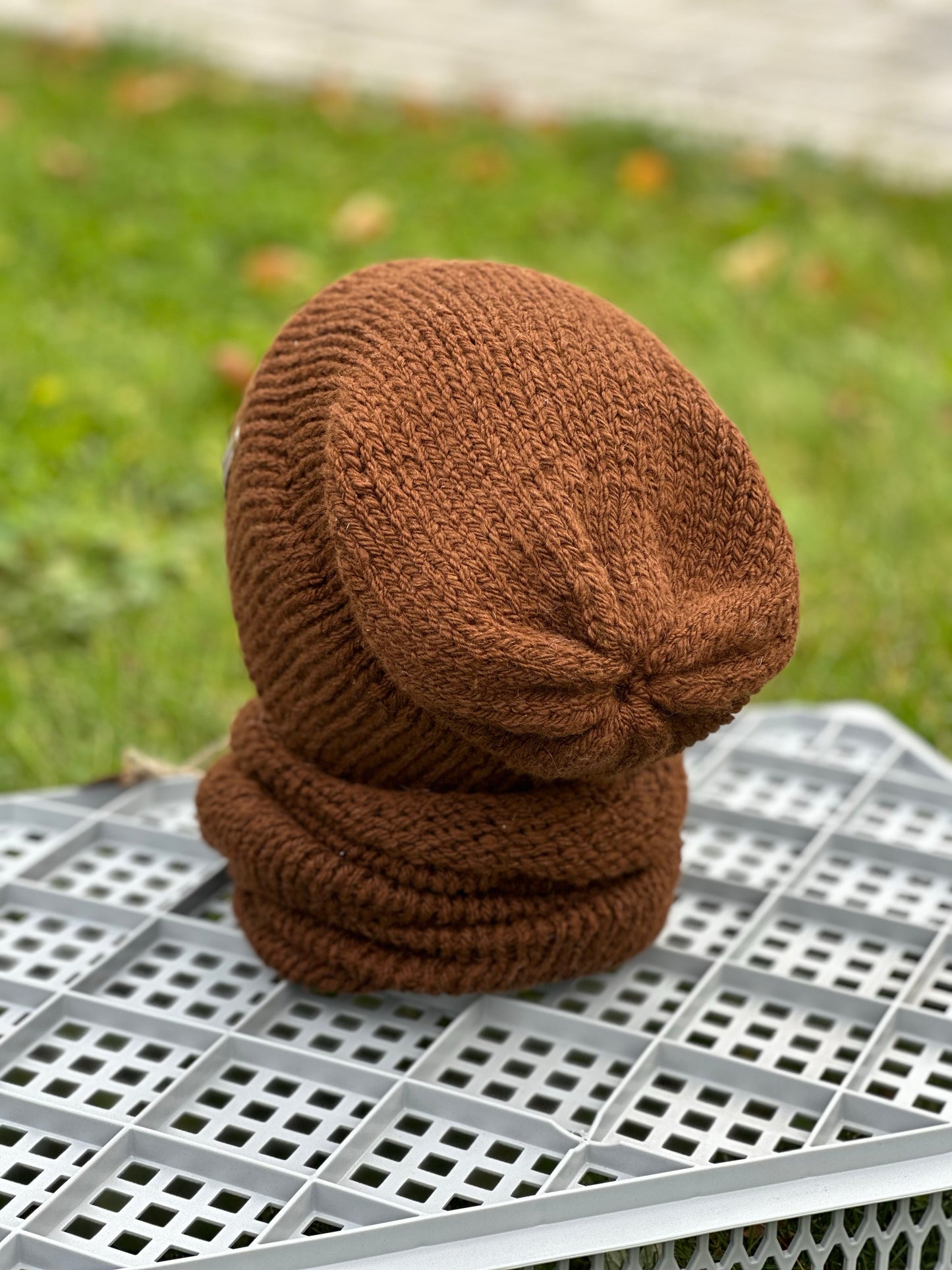 Premium Mütze Alpaka Beanie 100% Alpaka Wolle Handarbeit