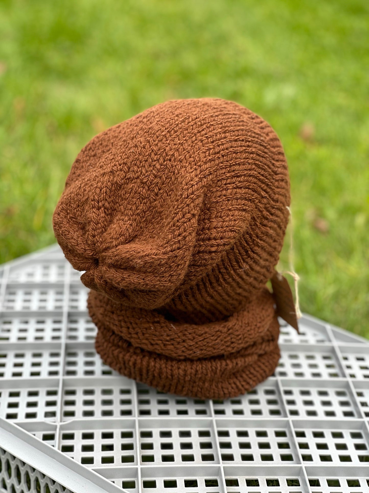 Premium Mütze Alpaka Beanie 100% Alpaka Wolle Handarbeit