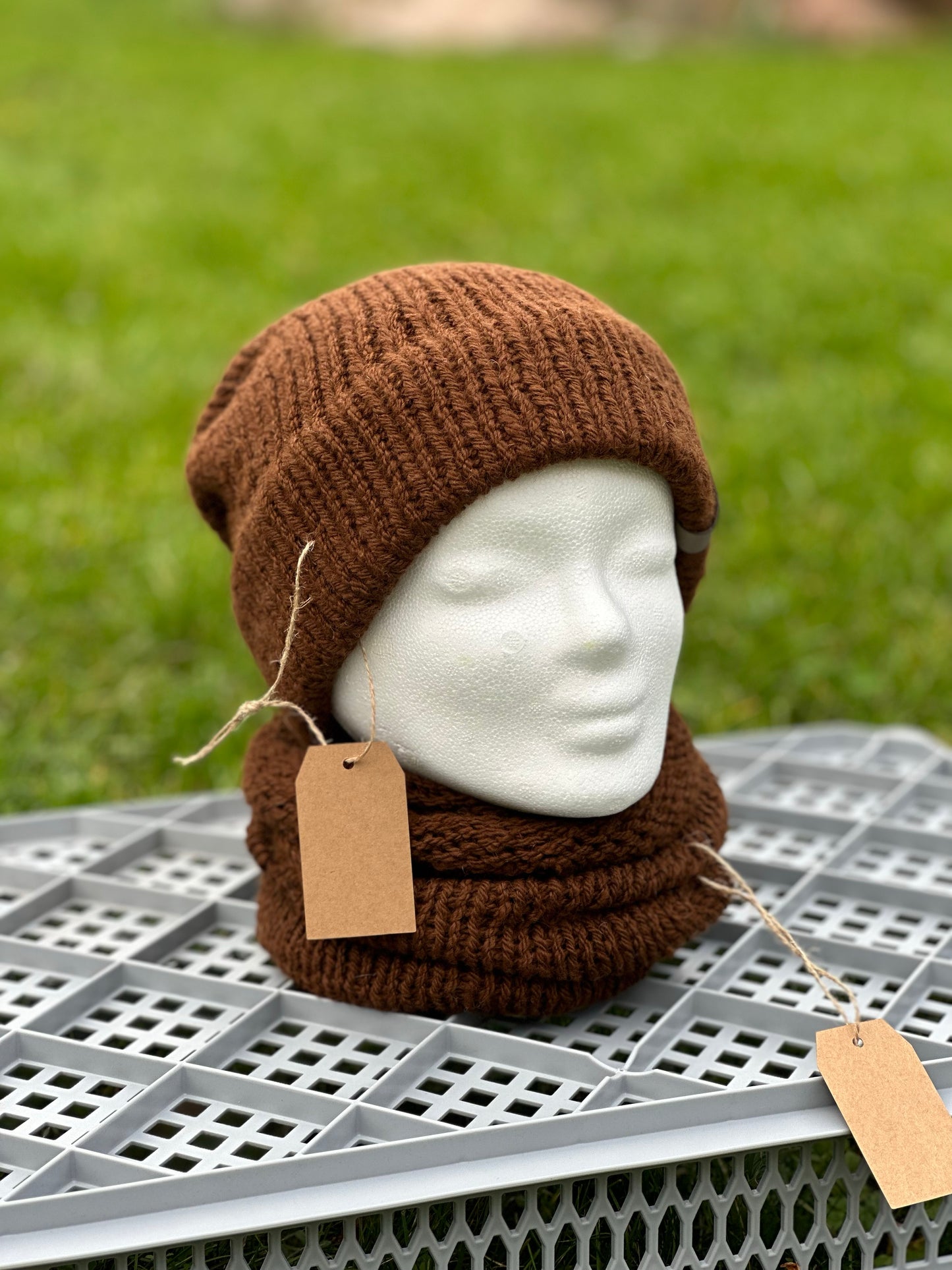 Premium Mütze Alpaka Beanie 100% Alpaka Wolle Handarbeit