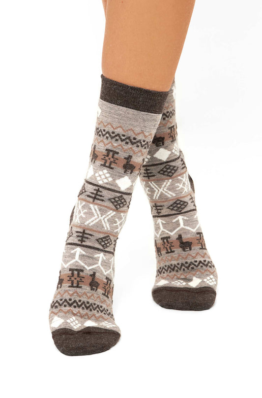 Alpaka Premium Socken Baby Alpaka Wolle Mix unisex Maschinenwäsche