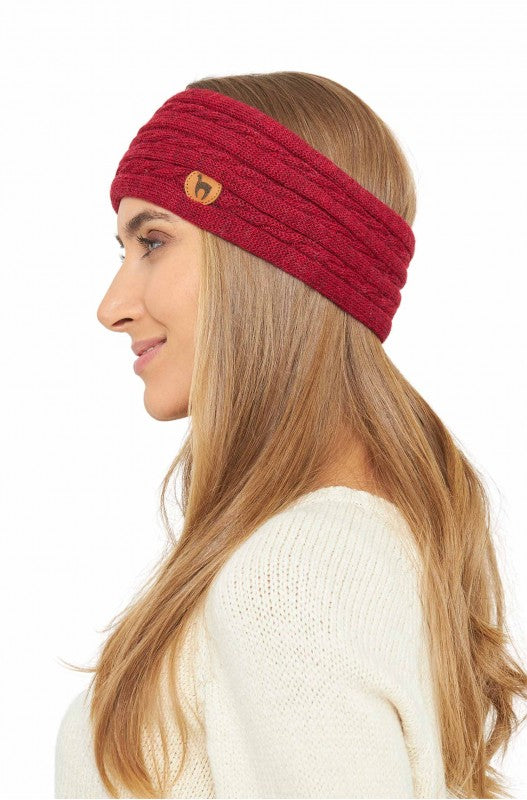 Premium Stirnband Damen  100% Baby Alpaka ohne Twist tolle Qualität