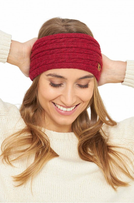 Premium Stirnband Damen  100% Baby Alpaka ohne Twist tolle Qualität