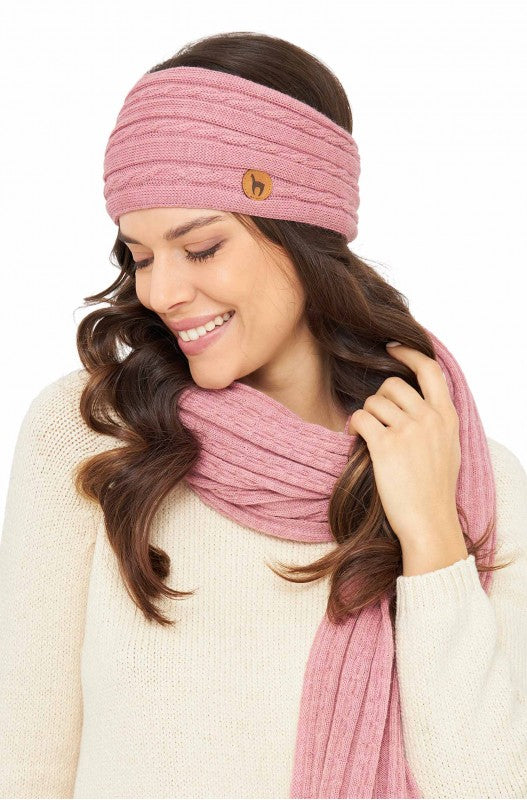 Premium Stirnband Damen  100% Baby Alpaka ohne Twist tolle Qualität