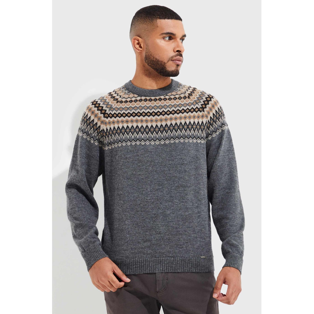 Alpaka Herren  Pullover YAGO aus 100 % Baby Alpaka – Tradition trifft Trend